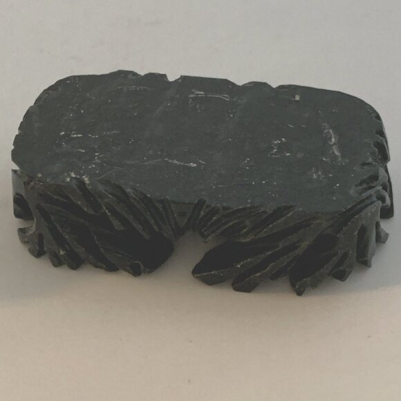 Chinese Nephrite Jade Guanyin 7" Statue w/Stand Hand Carved Deep Green Goddess - Picture 15 of 15